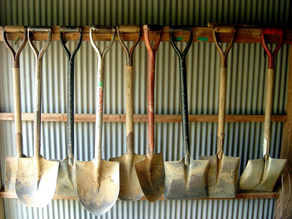 Hanging Garden Tool Racks