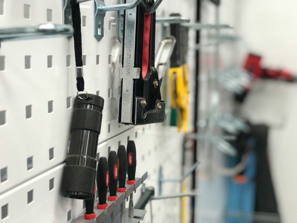Wall-Mounted Tool Racks